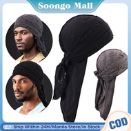 Long Tail Bandana Durag Quick Dry Multi-Sport Headwrap Motorcycle Running Men