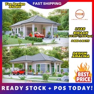 DESIGN RUMAH BANGLO AMALINA (34'x67' 1,439kps) 3 BEDROOMS 2 BATHROOMS | HOUSE DESIGN | PELAN RUMAH 3D