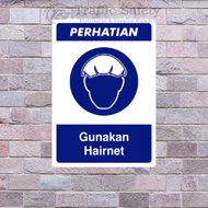 Hairnet stickers 15x20 cm, 20x30 cm, & 30x40 cm