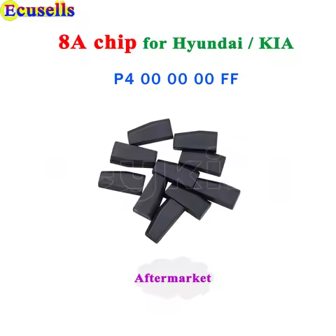 Ecusells Aftermarket New 8A Chip Transponder Ceramic Chip For Hyundai KIA Car Keys P4 :00 00 00 FF