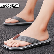LAOCHRA Slippers Men for Men Adults Fashion Korean Non Slip islander slippers for Men Flip flops Sum