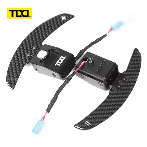 TDD Glossy Carbon Fiber Magnetic Shift Paddle For BMW M2 M3 M4 M5 X3M X5M X3 X5 F10 F20 F30 F32 F22 