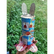 Collage Snack wrapping mosaic plastic packaging DIY collage craft plastic packaging piggy bank plast