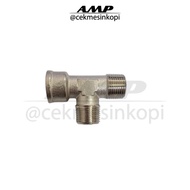 MESIN Universal T Fitting Ø3/8 NGYM – 3/8 NGYM – 3/8 NGY Espresso Coffee Machine