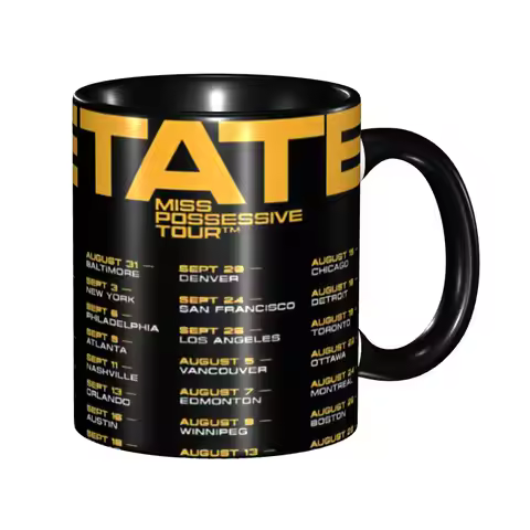 Miss Possessive Tour Tate McRae Singer Coffee Mug Fun Album Concert Music Cup For Bedroom