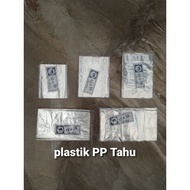 PP plastic TOFU/TEMPE THIN MUSHROOM 015 size 10x30, 12x35, 13x35, 15x35, 17x35 5p/ bundle