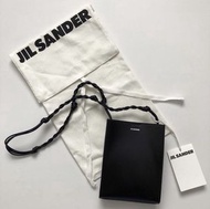 JIL SANDER small tangle  bag 全新黑色扭繩 設計方包 正品現貨