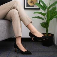 No 40 41 42 43 44 45 - Sepatu High Heels Pantofel Pesta Wanita Hak Tinggi 7cm Elegan Ukuran JUMBO Be