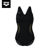Arena Ariana ชุดว่ายน้ำผู้หญิงรัดรูปแบบชุดว่ายน้ำทรงสามเหลี่ยมชิ้นเดียวแบบบางที่คลุมท้องสีดำ