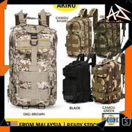 MALAYSIA UP📣(AZWAR SHOP) AKIRO Army 25L Military 3P PUBG Attack Tactical Backpack Outdoor Travel Bag