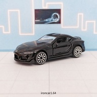 majorette toyota GR supra Car Model Black diecast car