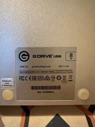 G-DRIVE USB 8TB 外置硬碟