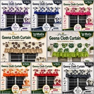 Big Leaf Valance Curtain for Windows 18 Inches x 59 Inches