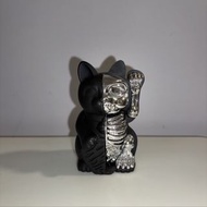 4D Master fortune cat 半解剖 招財貓 黑銀
