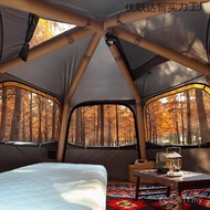 Camping Hexagonal Inflatable Camping Rainproof Quick Open Outdoor Tent Tent Inflatable Folding Autom