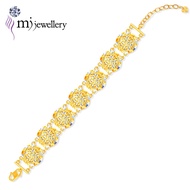 MJ Jewellery 375/9K Gold Topi Bracelet T63