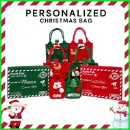 SOBY PH - Personalized Christmas Bag Gift Bag, Felt Bag Goodies Bag, gift ideas
