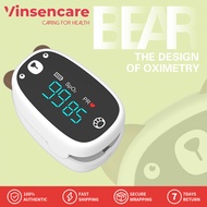 Vinsencare Medical Pulse Oximeter on the Finger Clip Heart Rate Monitor For Kids Pediatric Blood Oxy