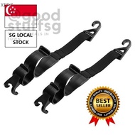 [SG FREE ] 2 Pcs Car Adjustable Umbrella Storage Hook Car Seat Back Hook Umbrella Holder Multifuncti