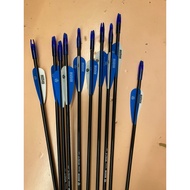 MUSEN Carbon Arrow with Fletchers and Bullet