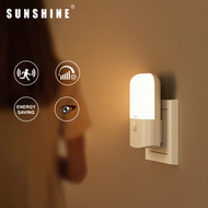 (LNG-W) LED人體感應小夜燈 黃光 13A插座通電 #LED小夜燈 #人體感應燈 #智能感應燈 #LED床頭燈