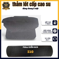 I10 LINH ANH CAR Trunk Liner - I10 Trunk Liner, odorless, high-quality heat-resistant rubber