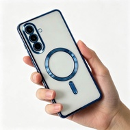 9 Colors Available | Transparent Electroplated Phone Case with Wireless Charge for Samsung Galaxy A5