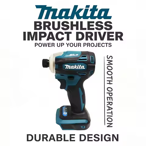 MAKITA DTD172Z Lithium battery brushless impact driver memory function 4 mode screwdriver