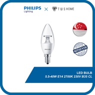 Philips Lighting- PHILIPS LED BULB 5.5-40W E14 2700K 230V B35 CL by TWS Home