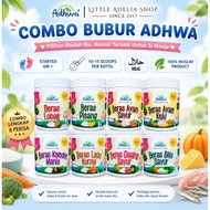 Kombo Adhwa Baby Food Ready To Eat Makanan Bayi Bubur Beras Putih Ayam Ikan Bilis Daging Sayur Carro