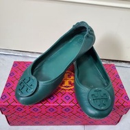 Tory burch 柔軟 Nappa 皮革娃娃鞋 平底鞋 size:23 有鞋盒