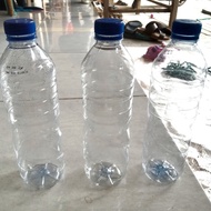 Aqua botol 600 ml bekas