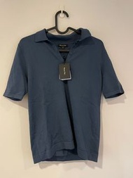 (全新)Massimo Dutti 深藍Polo衫