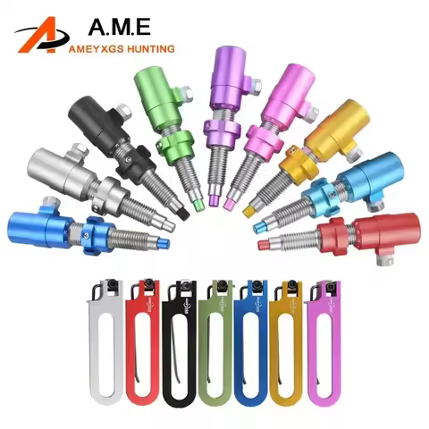 Archery Magnetic Arrow Rest Cushion Plunger Set Adjustable For Recurve Bow Hunting Shooting Accessor