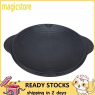 Magicstore BBQ Grill Pan Korean Round Aluminum Alloy High Thermal