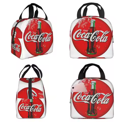 The Original And True Taste Of Cola Insulated Lunch Bag for Women Office Cooler Thermal Food Box Tot