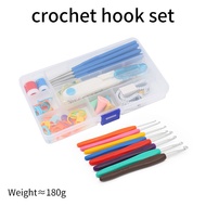 Set Benang Kait, Crochet Hook Set, Crochet Needle Set