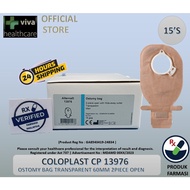COLOPLAST CP 13976 ALTERNA Ostomy Bag Transparent 60MM 2 piece open 康乐保CP13796造口袋透明60毫米2件式开口