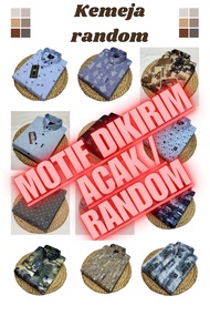 PROMO!!! kemeja lengan pendek pria distro motif keren cowok kemeja lengan pendek polos motif list ma