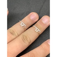 Genuine gold ring kdr 750 with UBS 750 eye ribbon model