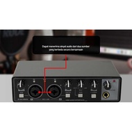 ANDEASTR SZKOSTON External Sound Card USB Audio Interface Preamp 2 In 2 Out - MD22