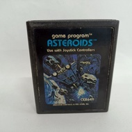 Atari And Atari2600 Game Cartridges Black Asteroids Shooting Tue Dan