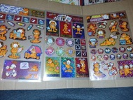 日本Garfield  加菲貓可愛貼紙三張