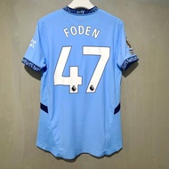 2025 24-25 Manchester City Jersey Fan Version Player Version Foden Haaland De Bruyne. Quick-drying S