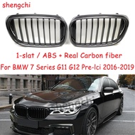 G11 G12 Pre-LCI Carbon Fiber Front Bumper Grille for BMW 7 Series G11 G12 730i 740i 750i Replacement