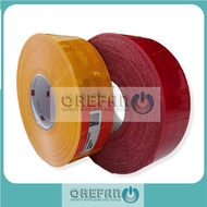 MERAH 3m 983-72 Yellow And Red Terms Of KIR STICKER Reflector APCT ROLL Car Reflective PER 1 ROLL
