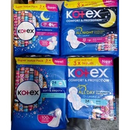 Kotex Soft & Smooth Overnight Wing /non wing (24cm/28cm /32cm)