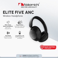 Nakamichi ELITE FIVE ANC Headphone Wireless Premium Active Noise Cancelling Clear Sound