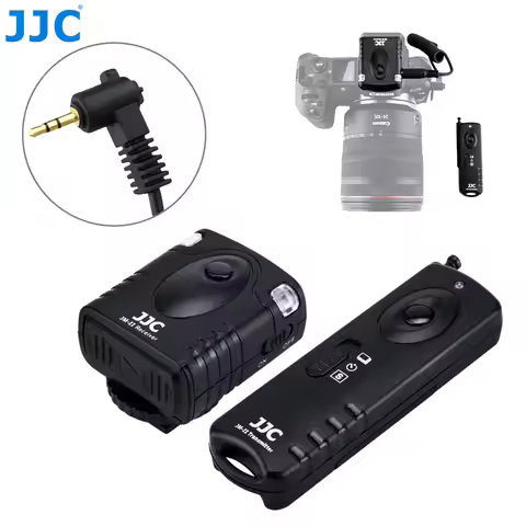 JJC Wireless Remote Control for Canon EOS 60D 70D 77D 80D 90D EOS R8 R5 Mark II R R6 RP M5 M6 Mark I