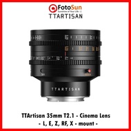 TTArtisan Cinema lens 35mm T2.1 Dual BOKEH effect